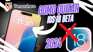 Cómo Quitar iOS18 o Desinstalar iOS 18 en tu iPhone 16/15/14/13/12/11 y más | Guía Paso a Paso 2024