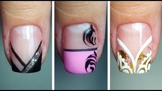 Nail Design Ideas/Modele simple de unghii realizate pas cu pas.