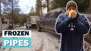 Idyllwild RV Resort | Hybrid Campers in the Snow