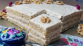 Have you tried this super soft creamy walnut cake ? Here is the perfect recipe !Easy and delicious