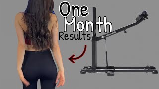 I Tried DB Method Workout Machine. One Month Transformation Results. Big booty challenge