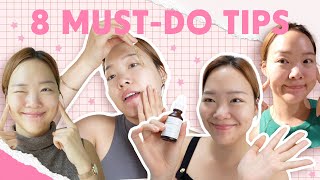 8 Simple Skincare Tips that you MUST DO!!! Free, easy and simple!