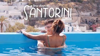 a few days in SANTORINI with my boyfriend 🤍✈️🇬🇷 | best places to visit & more!