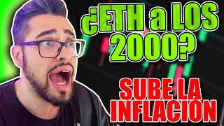 ¡ETHEREUM puede VOLAR! | SUBE la INFLACIÓN en USA | Análisis Técnico DIARIO ETH HOY