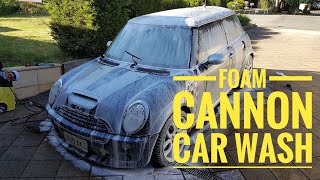 Foam cannon car wash - mini cooper S R53 Checkmate