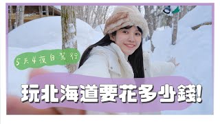 日本自駕5天4夜🇯🇵北海道玩一趟要花多少錢？此生必來🥹❄️｜居妮Ginny Daily ft.Cathay United Bank♥