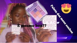 🌻TESTANDO A PALETA DA HUDA BEAUTY PELA PRIMEIRA VEZ