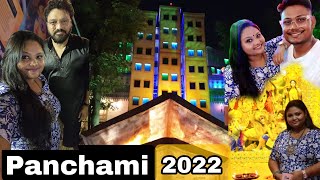 Panchami pandal💥hopping || Singhi park ,Hindustan Sarbojanin || South Kolkata  || aapki Sandhya😊