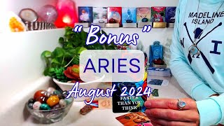 ARIES "BONUS" August 2024: The New ~ A Sweet Taste Of Freedom As You Embark Upon This New Journey!