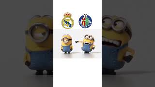 Minions Go MAD for Real Madrid vs. Getafe Showdown! ⚽🎉😂 #comedy #realmadrid