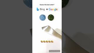 Google vs Bing #satisfying #colormixing #shorts #asmr #art