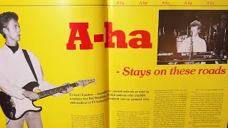 Some A-ha details revealed in a Norwegian Music Tech Magazine from 1988 | What was in it?