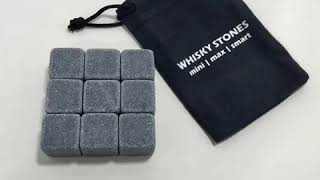 BOX! Камни для виски  9 шт. Для идеального охлаждения Whiskey Stones