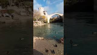 Mostar Köprüsü ☺️🦆🍁 #mostar #herzegovina #bosnia