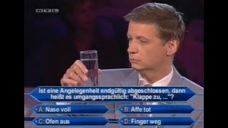 Wer wird Millionär (Folge 140 / 22.9.2001)