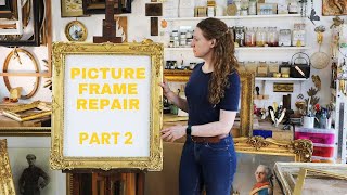 Antique picture frame restoration part 2