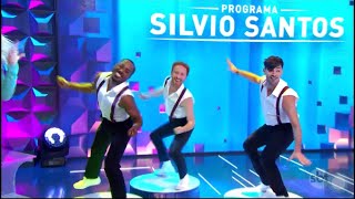 Pela primeira vez, a volta do intervalo com Bailarinos homens no Programa Silvio Santos!