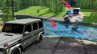 Cars Vs Deep Water #2 - BeamNG.Drive