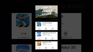 TOP 5 FLIGHT GAMES FOR ANDROID #gaming