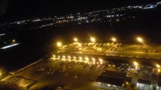 4K Landing in William P. Hobby HOU Airport in Houston, Texas at Night! Attraction Tube HD!