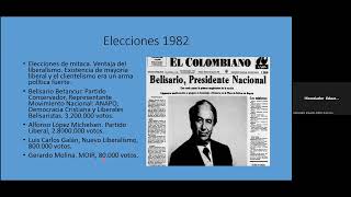 Análisis histórico del gobierno de Belisario Betancur Cuartas1986 1990