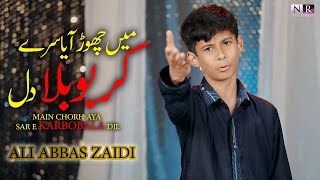 Main Chor Aaya Sar-e-Karbobala Dil | Me chorh aya Sar e karbobala | ALI ABBAS ZAIDI | Manqabat 2023