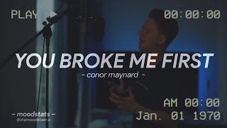 Conor Maynard - you broke me first (Cover) (WhatsApp Status)