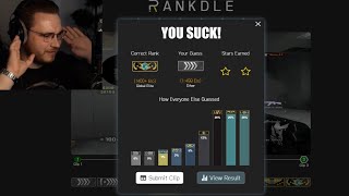 ohnepixel RAGE QUITS after getting everything wrong | Rankdle