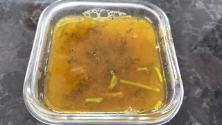 Appe saaru / Raw mango rasam without dal - oilfree