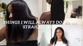 Things i will ALWAYS do to my straight natural hair | Natural Nadine