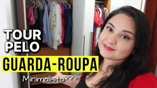 TOUR pelo meu GUARDA-ROUPA Minimalista | Vida Minimalista na Prática | Dona de Casa | Minimalismo