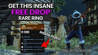 How To Get FREE Insane New World Keen Ring With Dexterity Perk! (Also Legendary Version)