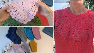 Вязание🧶 КАЖДЫЕ 2 ЧАСА ГОТОВАЯ РАБОТА!😊#вязаниесВерой #knitting #crochet