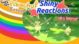 [Live] Shiny Pidgey + Weedle Reaction | Pokemon Let's Go