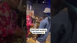 #N.O.R.E. gives #chiefkeef his Flowers 💐