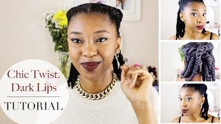 Tutorial| 15 Minute Protective Style + Makeup