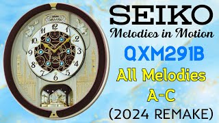 Seiko Melodies in Motion [QXM291B] All Melodies (A-C)