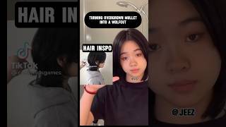 ✨😈TURNING OVERGROWN MULLET INTO WOLFCUT🔥🥵[PLS SUB]#tomboy #tomboyfashion#tomboygirl#viral#boyish