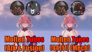 How Much Difference Between Molten Tunes (Atk & Fusion) Vs Molten Tunes (44111) (Mech) For Changli?