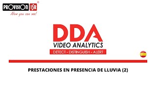 DDA VIDEO ANALYTICS - PRESTACIONES EN PRESENCIA DE LLUVIA (2)