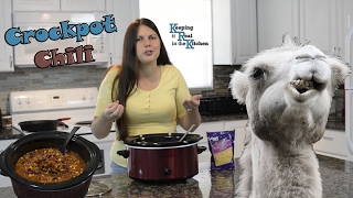 How to Make Chili in Your Crockpot Recipe!  I Episode 12