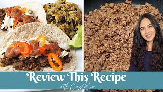 Sweet Simple Vegan- MUSHROOM WALNUT VEGAN TACO "MEAT"