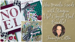 Free Card Class: Joy of Noel Bundle by Stampin' Up!