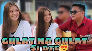 GULAT NA GULAT TALAGA SI ATE 😂😍