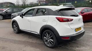 LT65HGN MAZDA CX-3 SPORT NAV WHITE 2015, Cambria Northampton Motors