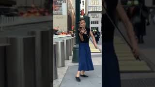 Street Violin Improvisation Short - Hummingbird- Jia Doughman