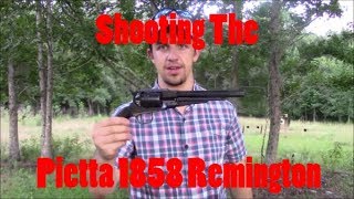 Shooting The Pietta 1858 .44 Remington Black Powder Revolver