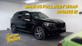 BMW X5 G05 Full Body Wrap Update 2! | Salomon Brothers