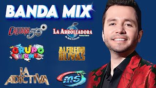 LO MEJOR BANDA ROMANTICAS - CARIN LEON, CHRISTIAN NODAL, BANDA MS, CALIBRE 50, BANDA EL LIMON, Y MÁS