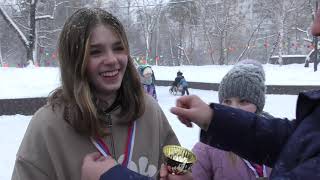 Праздник на новом катке в парке Сосенки в районе Царицыно, организованный ГБУ "Личность"